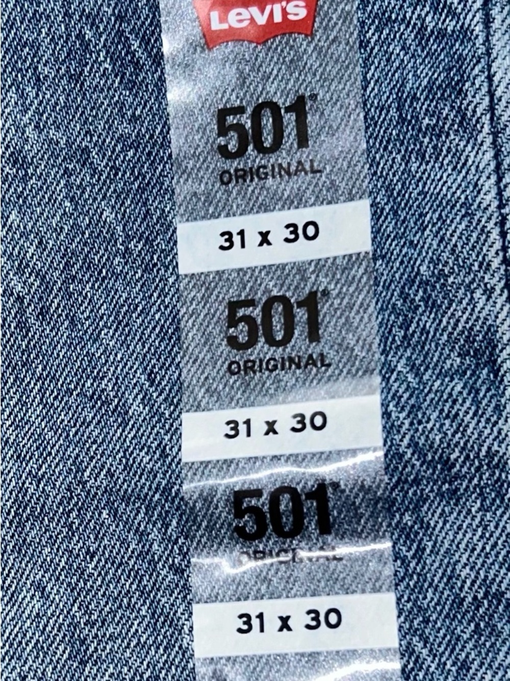 Levi Strauss original 501 jeans with 5 button closure sz 31/12 NWT - Picture 3 of 6